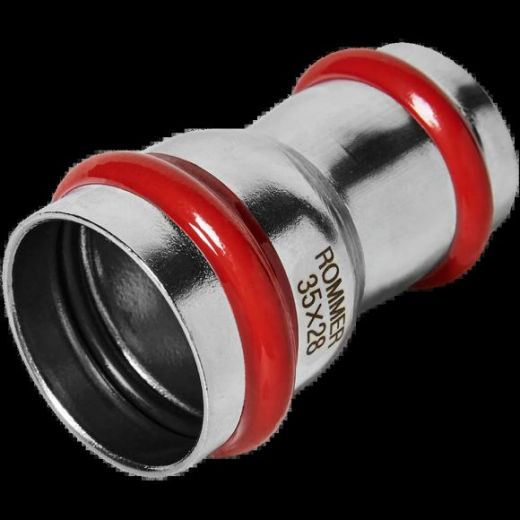 Муфта переходная 35х28 из нержавеющей стали ROMMER