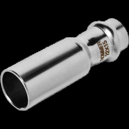 Муфта переходная НПр 22х15 из нержавеющей стали ROMMER
