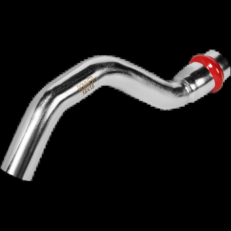 Обвод однораструбный НПр 15 из нержавеющей стали ROMMER