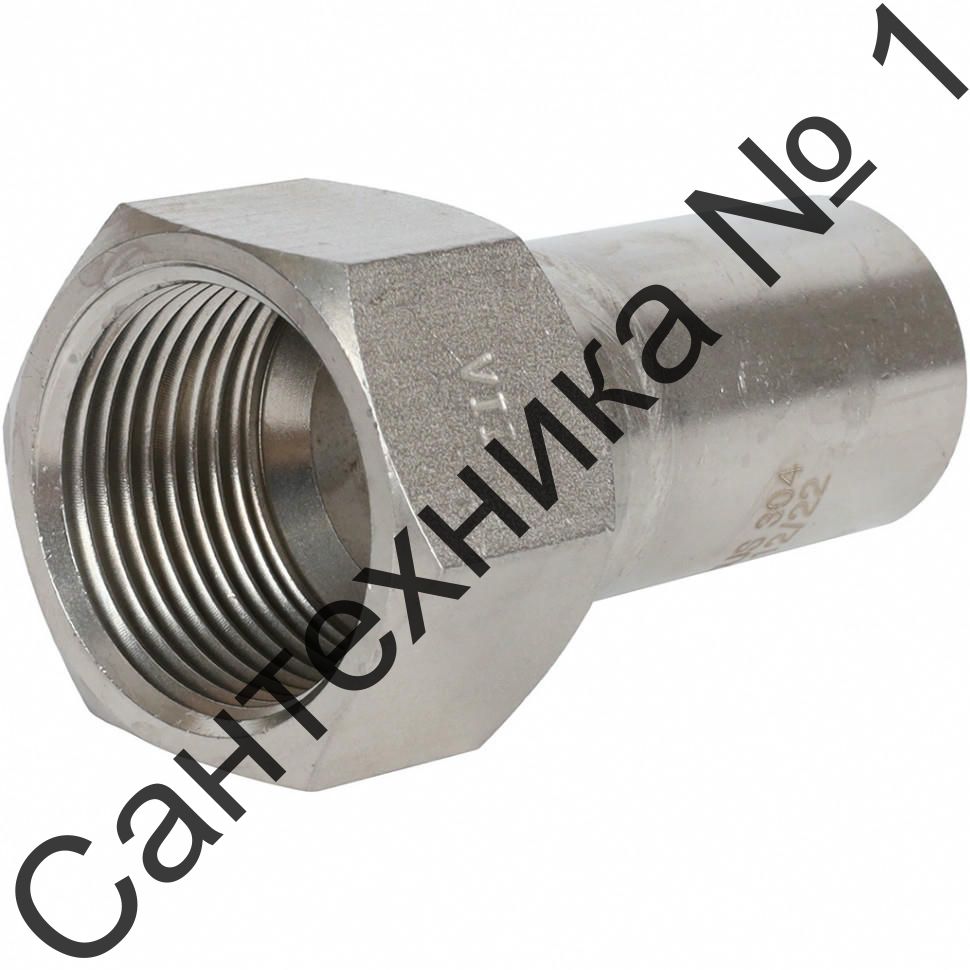 Вставка переходная НПр-ВР 28х1" из нержавеющей стали ROMMER