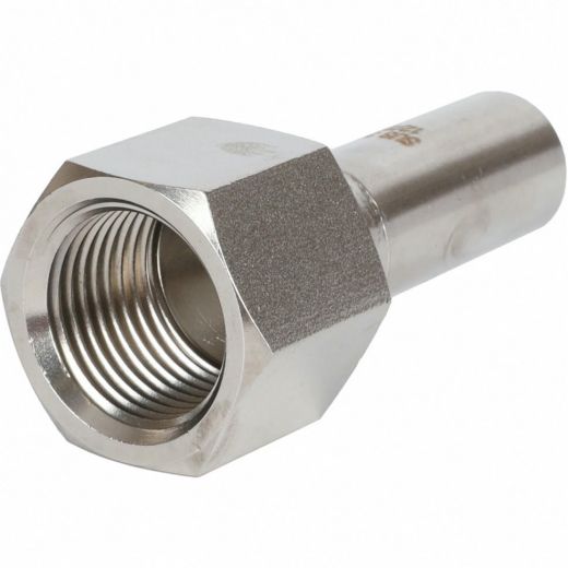 Вставка переходная НПр-ВР 15х1/2 из нержавеющей стали ROMMER