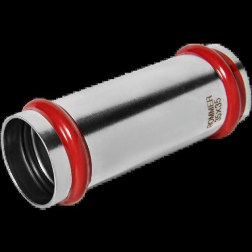 Муфта надвижная 35 из нержавеющей стали ROMMER