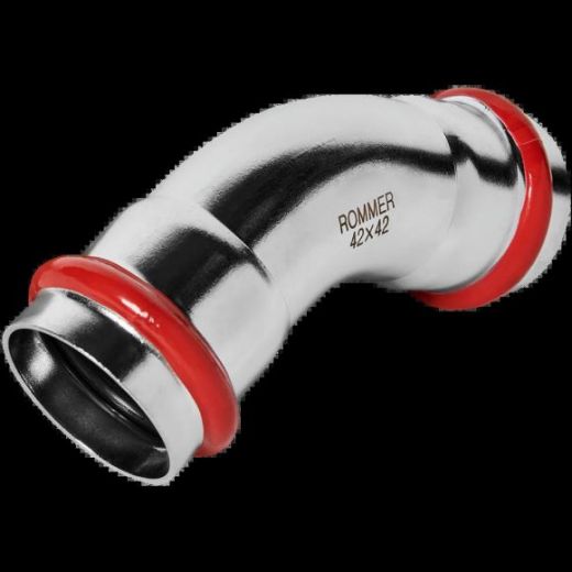 Угольник 45° ВПр 42 из нержавеющей стали ROMMER