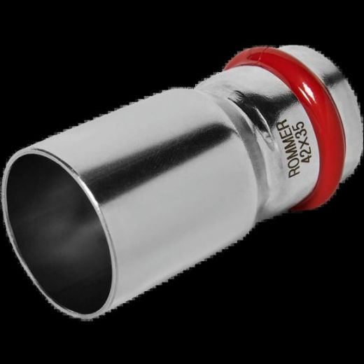 Муфта переходная НПр 42х35 из нержавеющей стали ROMMER