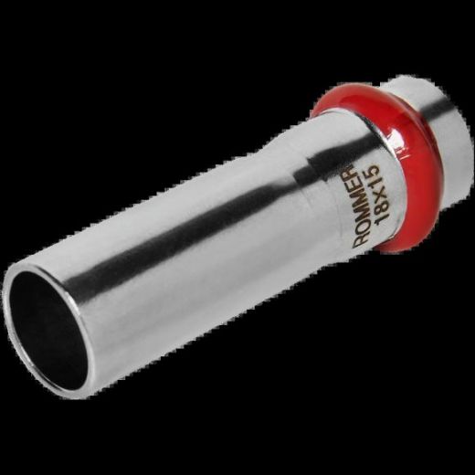 Муфта переходная НПр 18х15 из нержавеющей стали ROMMER