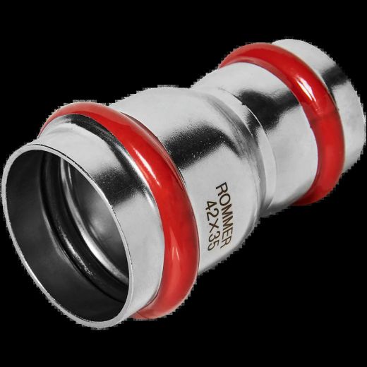 Муфта переходная 42х35 из нержавеющей стали ROMMER
