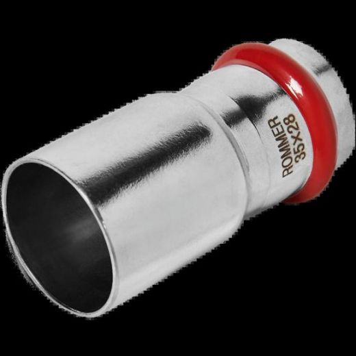 Муфта переходная НПр 35х28 из нержавеющей стали ROMMER