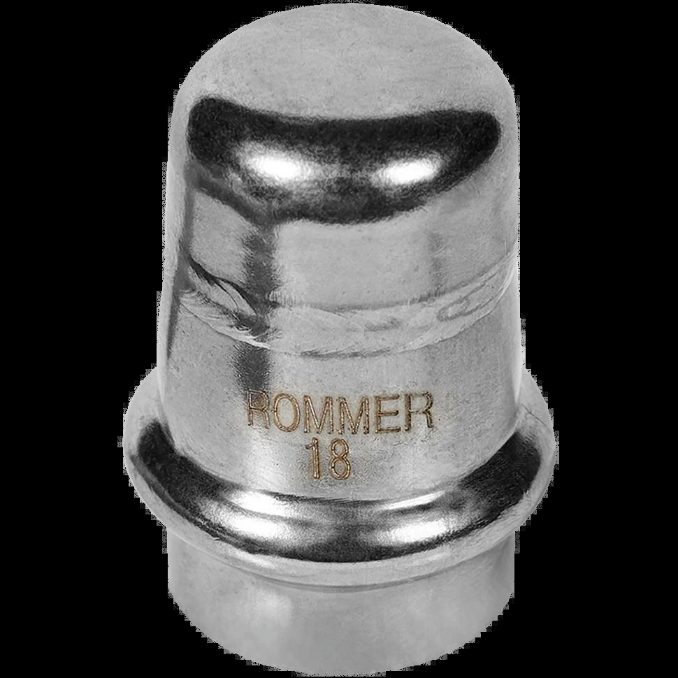 Заглушка 18 из нержавеющей стали ROMMER