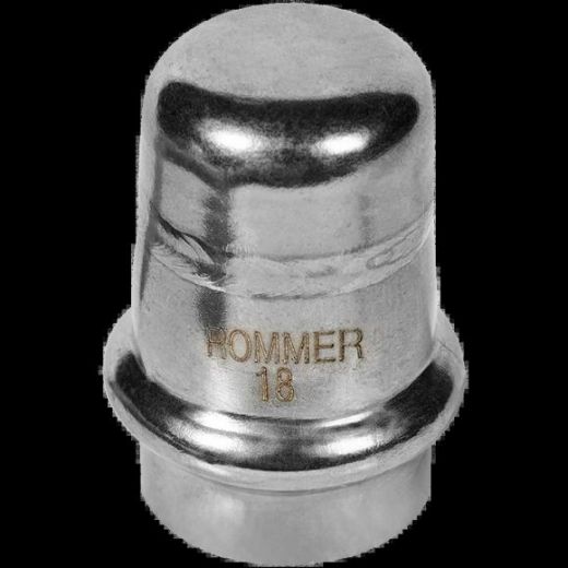 Заглушка 18 из нержавеющей стали ROMMER