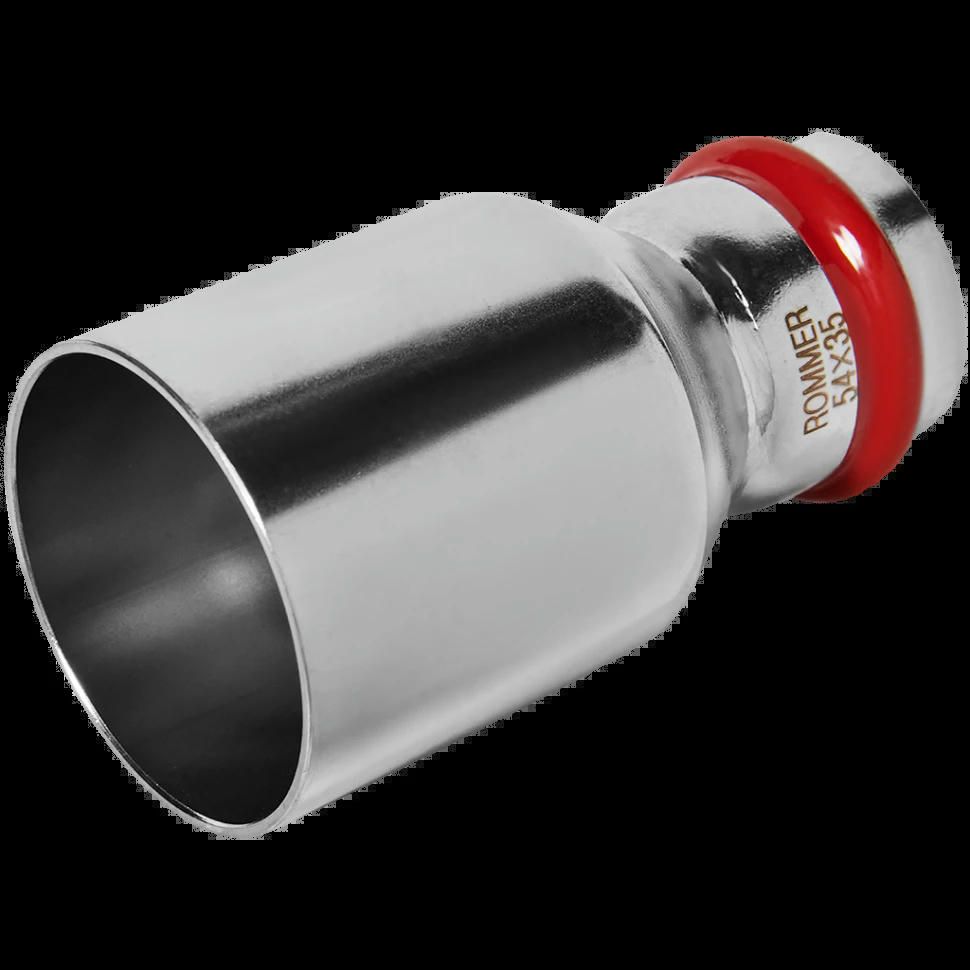 Муфта переходная НПр 54х35 из нержавеющей стали ROMMER