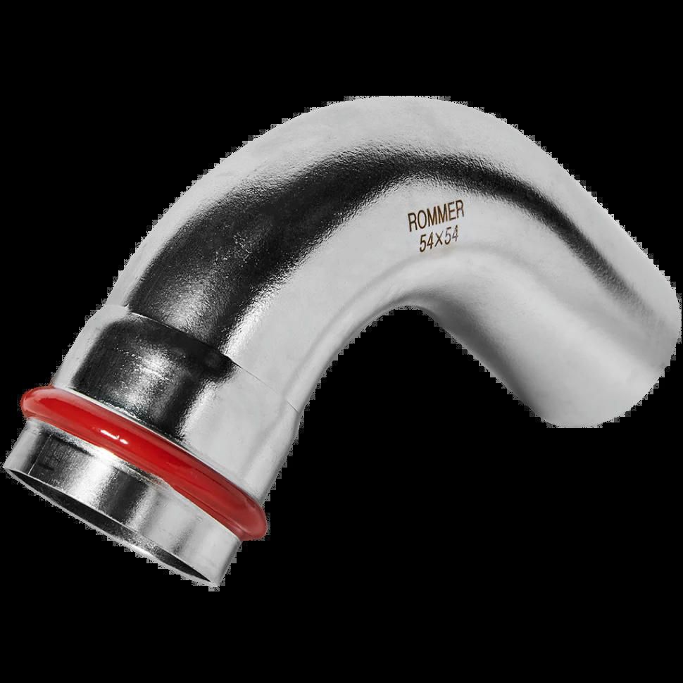 Угольник однораструбный 90° НПр 54 из нержавеющей стали ROMMER