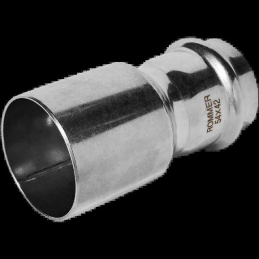 Муфта переходная НПр 54х42 из нержавеющей стали ROMMER