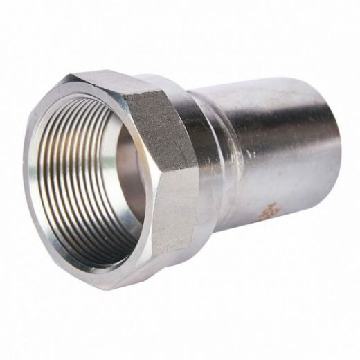 Вставка переходная НПр-ВР 42х1 1/2 из нержавеющей стали ROMMER