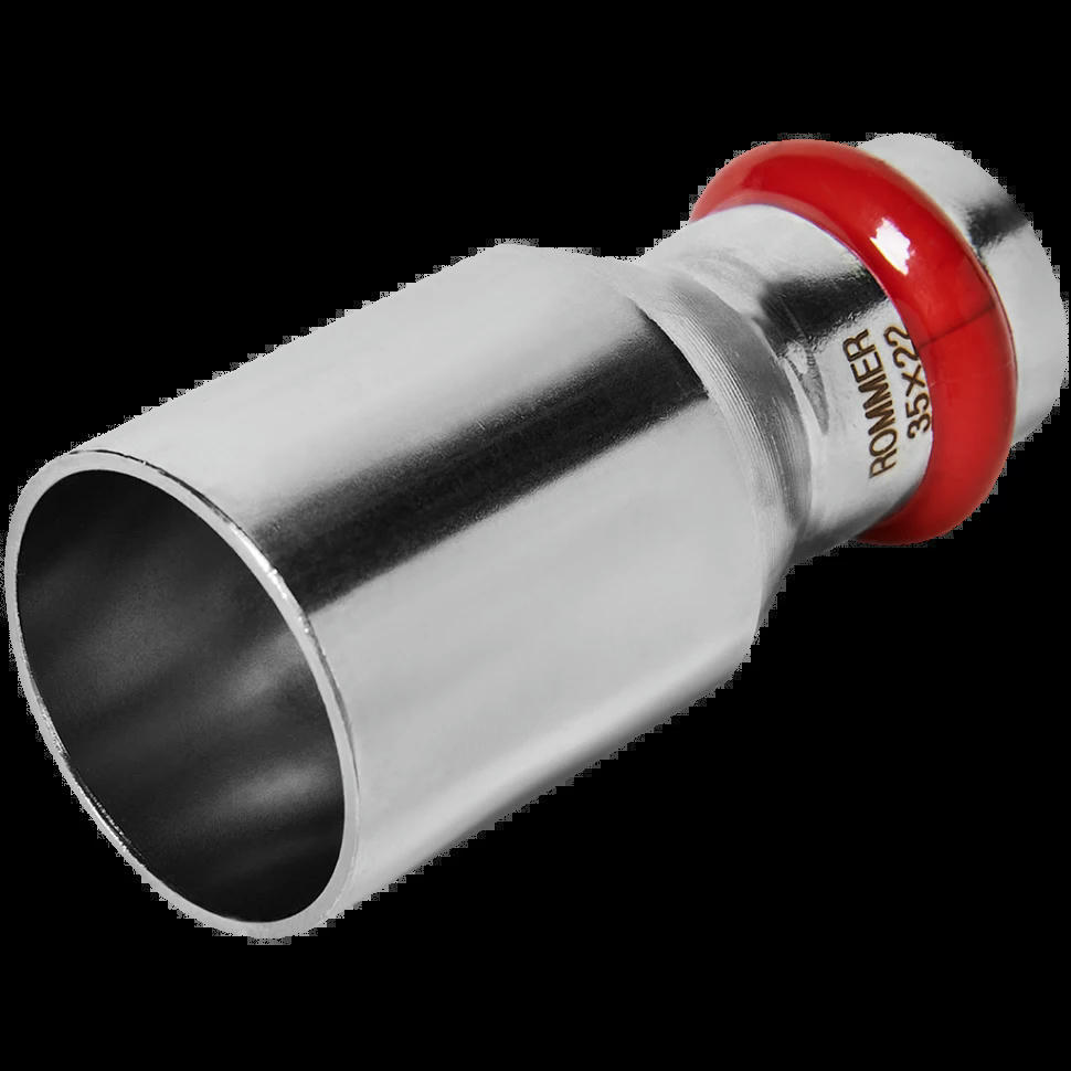 Муфта переходная НПр 35х22 из нержавеющей стали ROMMER