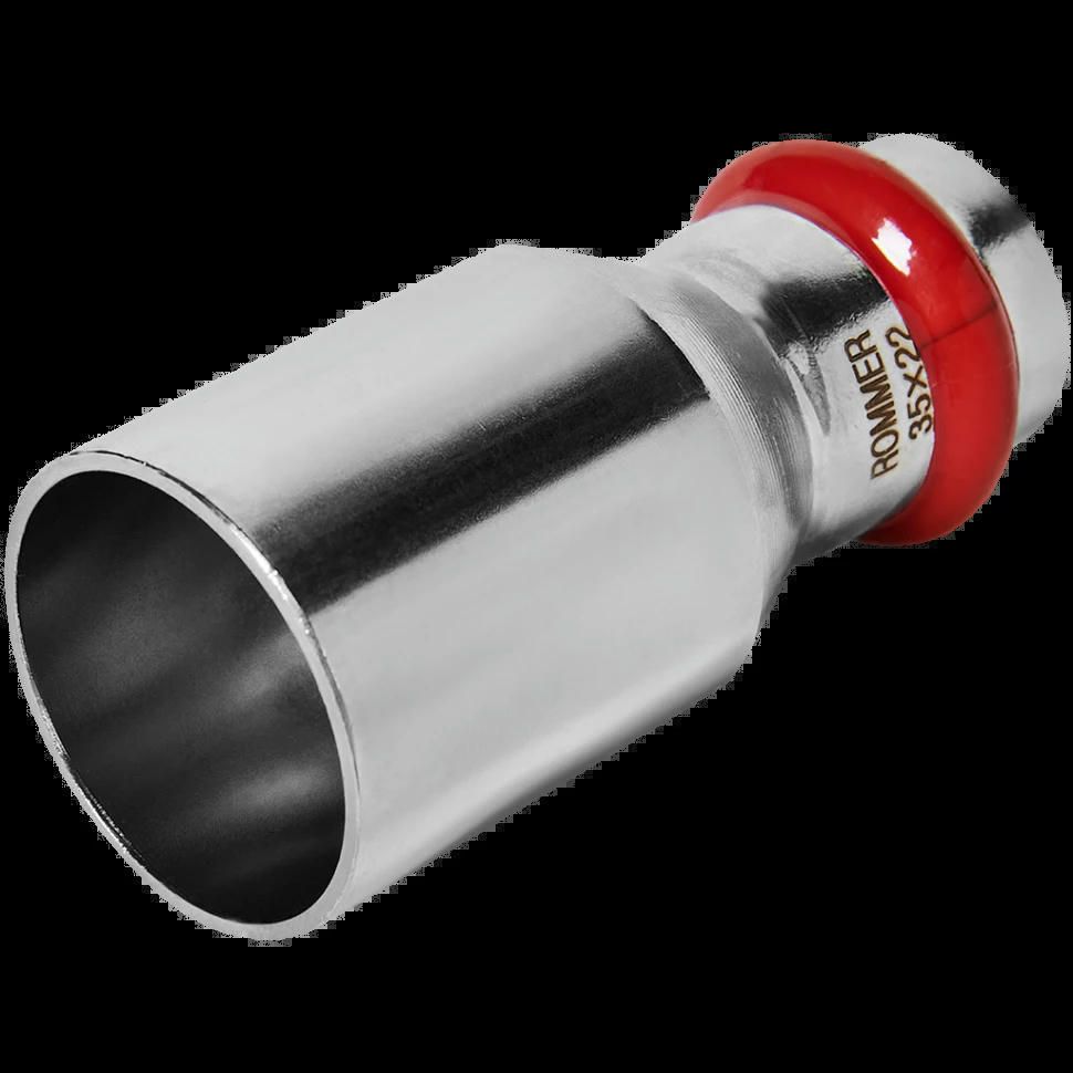Муфта переходная НПр 35х22 из нержавеющей стали ROMMER