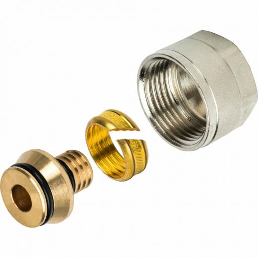 Фитинг компрессионный для труб PEх-AL-PEх 16х2,0х3/4" STOUT