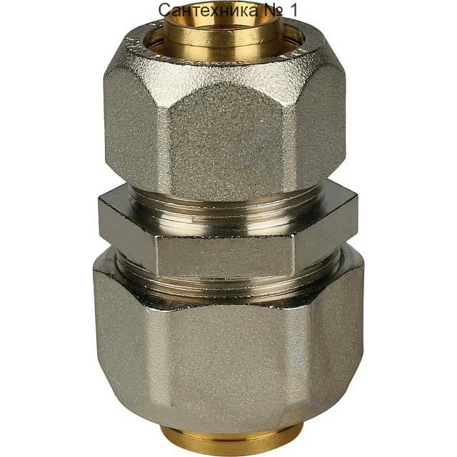 Муфта соединительная переходная 32х26 для металлопластиковых труб, винтовой STOUT