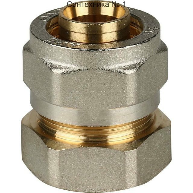 Переходник с внутренней резьбой 26х1 для металлопластиковых труб, винтовой STOUT
