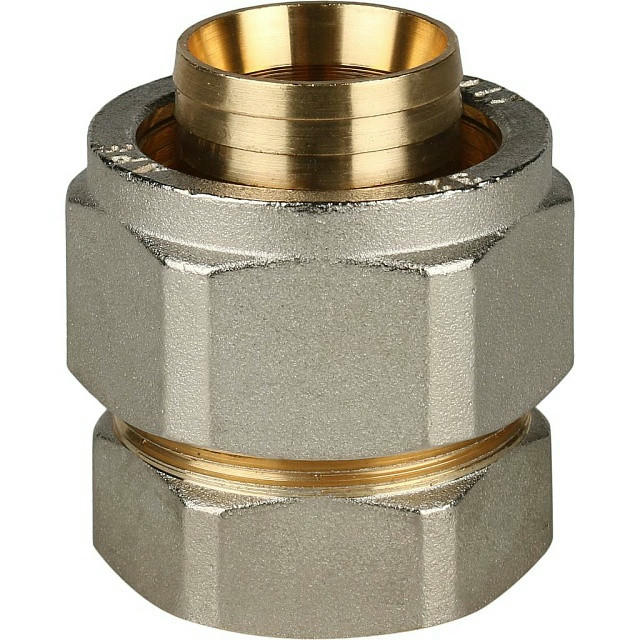 Переходник с внутренней резьбой 32х1 для металлопластиковых труб, винтовой STOUT