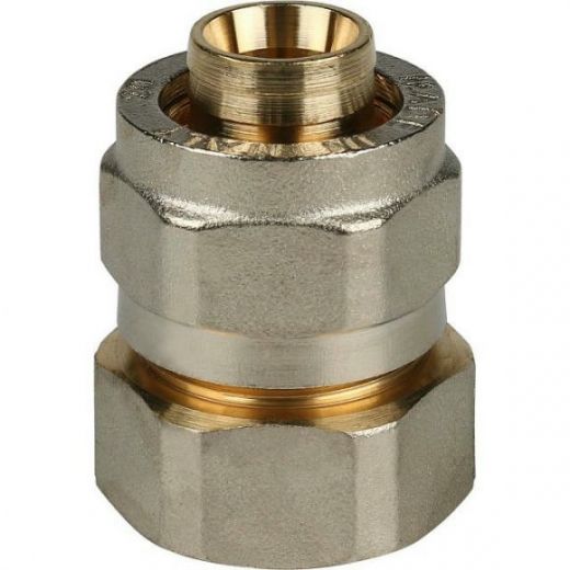 Переходник с внутренней резьбой 20х3/4 для металлопластиковых труб, винтовой STOUT