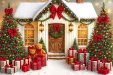 Фон стена "New year wall №20"