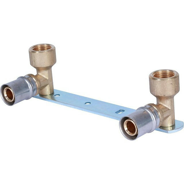 Комплект настенный для смесителя 20х1/2 для металлопластиковых труб, прессовой STOUT