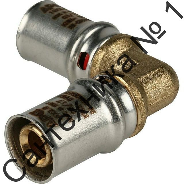 Угольник 90° 16х16 для металлопластиковых труб, прессовой STOUT