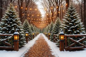 Фон стена "New year wall №28"