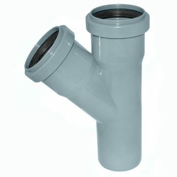 Тройник канализационный 50х50/45 Политэк