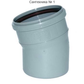 Отвод канализационный 110 х 30 Политэк