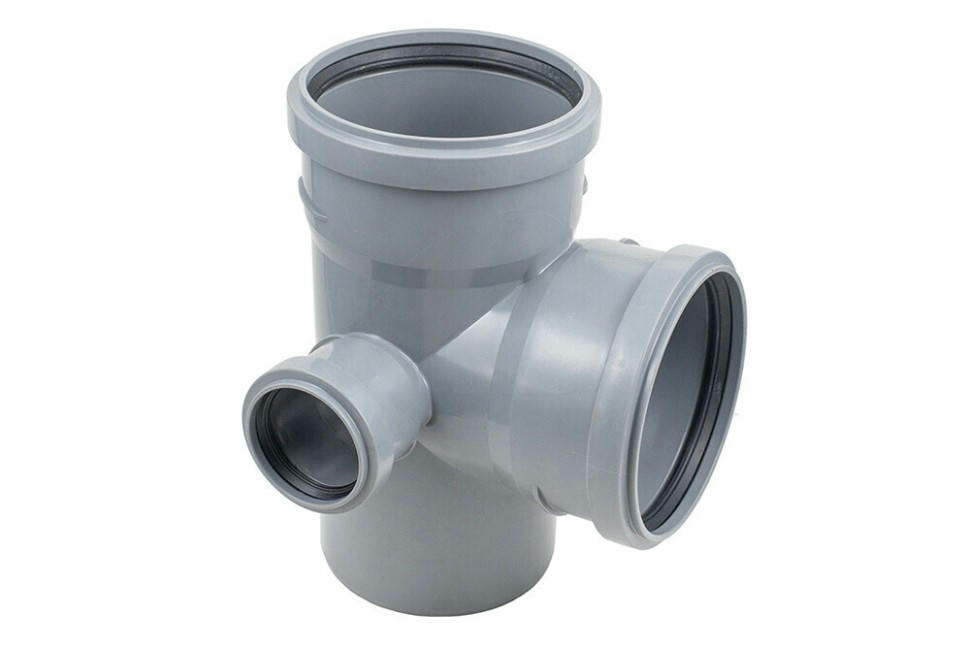 Крестовина канализационная двухплоскостная 110х110х50/90, левая Политэк