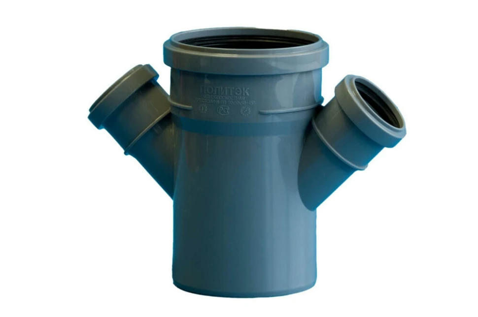 Крестовина канализационная одноплоскостная 110х50х50/45 Политэк