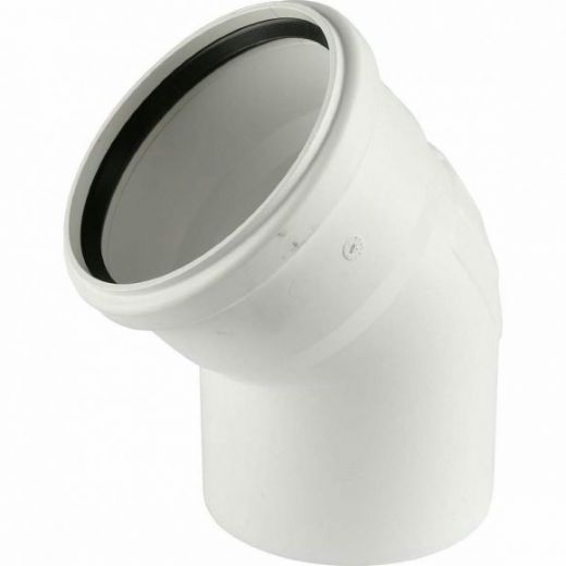 Отвод канализационный RAUPIANO 110 на 45° REHAU