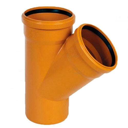 Тройник канализационный рыжий 160х110х45 Агригазполимер