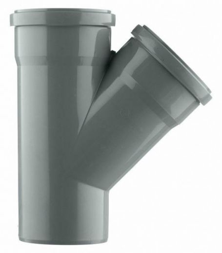 Тройник канализационный HTEA 110/110 на 45° Ostendorf