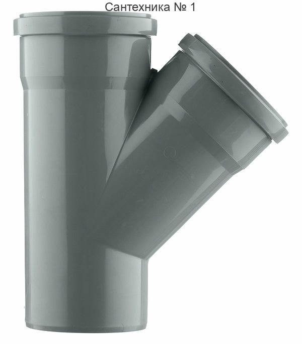 Тройник канализационный HTEA 110/110 на 45° Ostendorf