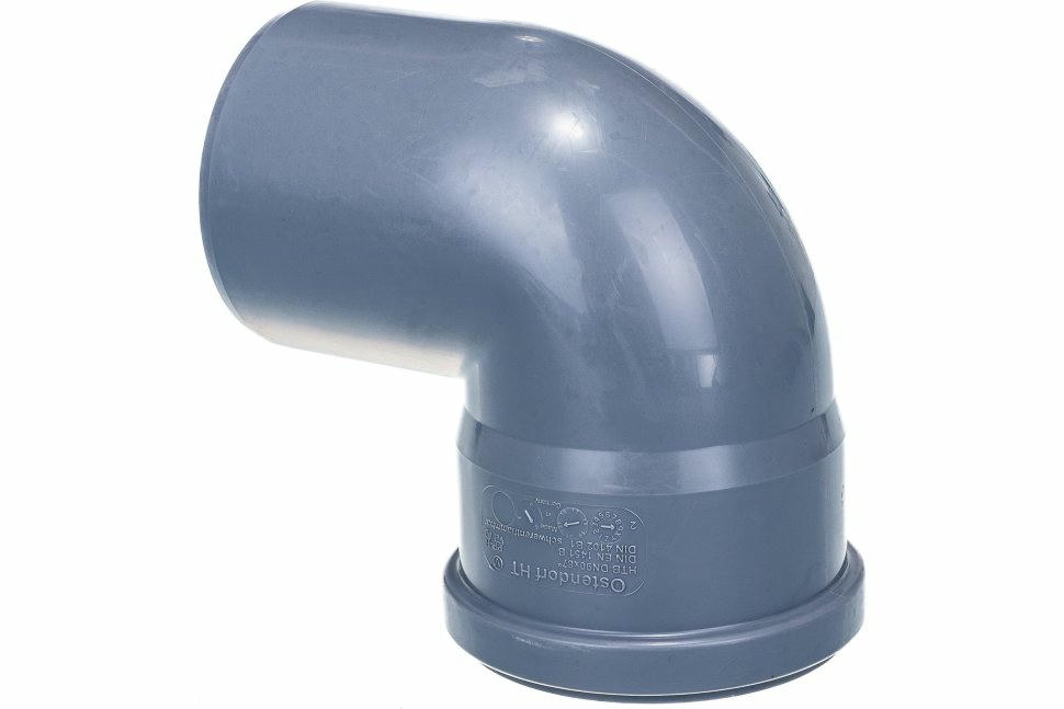 Отвод канализационный HTB 90 90° Ostendorf