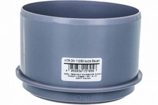 Переходник канализационный HTR 110/90 короткий Ostendorf