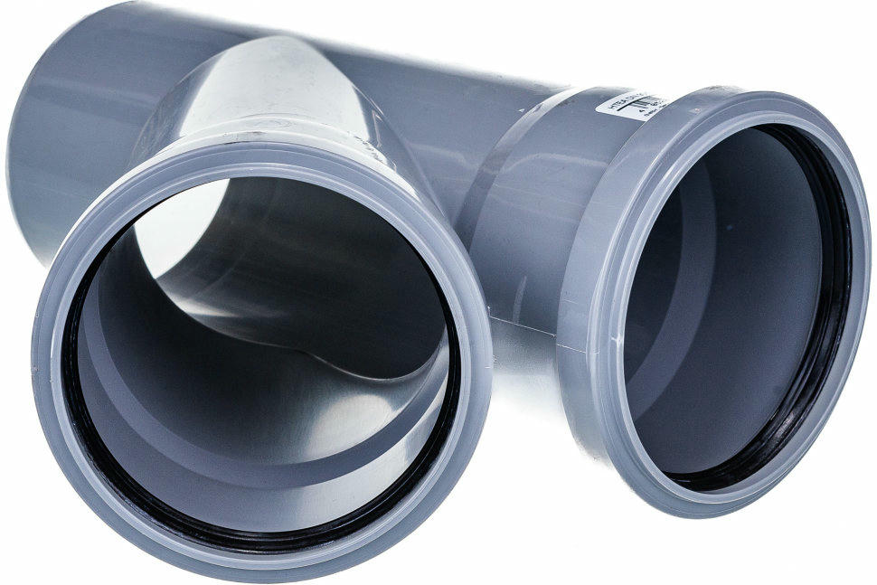 Тройник канализационный HTEA 90/90 на 45° Ostendorf
