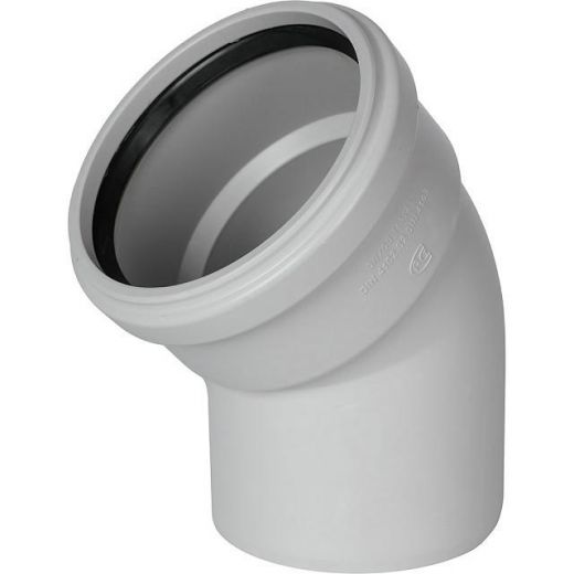 Отвод канализационный бесшумный D 110 х 45° STOUT