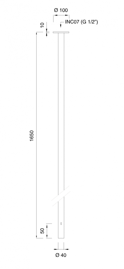 Потолочный сенсорный излив Cea Design MILO360 MIL073 1650мм ФОТО