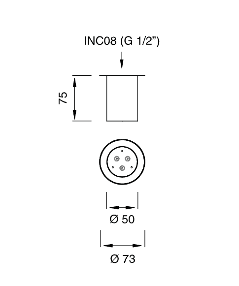 Верхний душ Cea Design FRE122 7,5 см спиральные форсунки ФОТО
