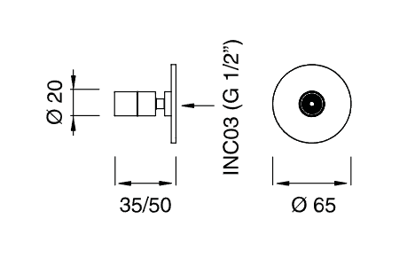 Душевая форсунка Cea Design FRE139 2 см схема 2 Душевая форсунка Cea Design FRE139 2 см схема 2