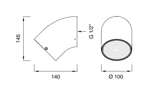 Верхний душ настенный Cea Design FRE150 дождевая струя ФОТО