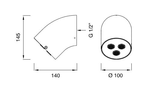 Верхний душ настенный Cea Design FRE152 ФОТО