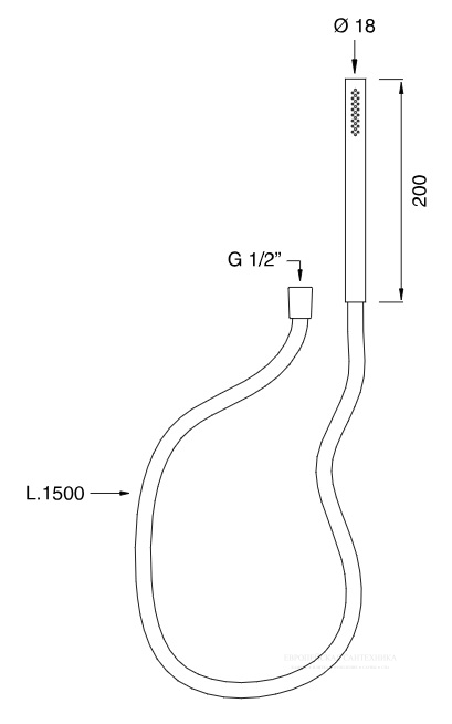 Ручной душ Cea Design FRE169 ФОТО