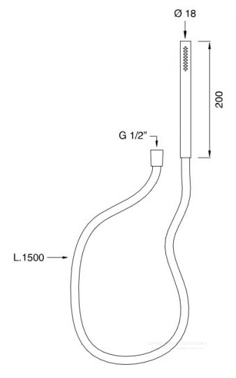 Ручной душ Cea Design FRE169 схема 2
