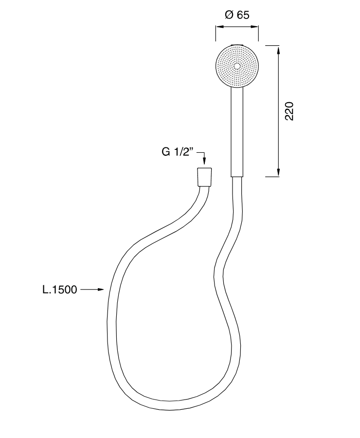Ручной душ Cea Design FRE169Y ФОТО