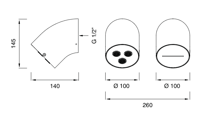 Верхний душ настенный Cea Design FRE184 комплект ФОТО