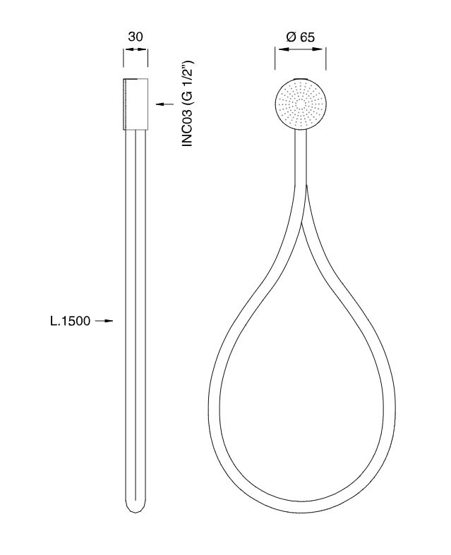 Ручной душ Cea Design FRE200 ФОТО